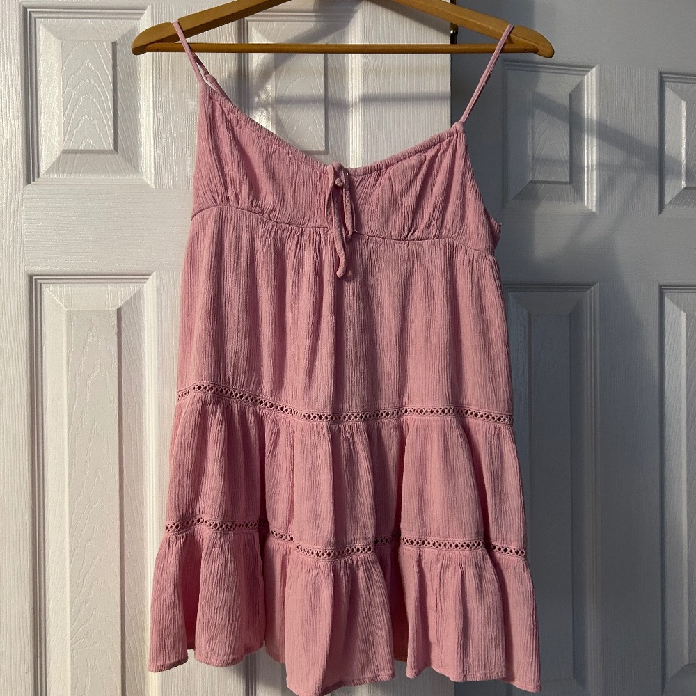 Garage Pink Summer Dress – Size Small, Perfect for Beach Parties
